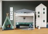 Детская кровать - трансформер с игровым и рабочим пространством 4 в 1 Jimmy Nature Beta