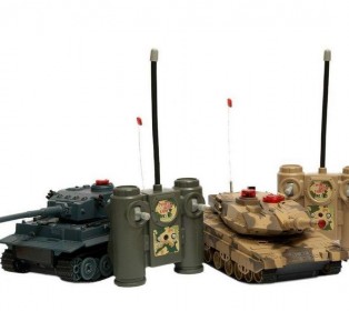Р/У танковый бой Huan Qi 1:32 IV Tiger vs Leopard 2A5, 2.4G