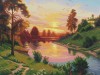 Картина мозаикой 40х50 ПРИЩЕПА.ТИШИНА (квадр. эл-ты) (39 цветов)