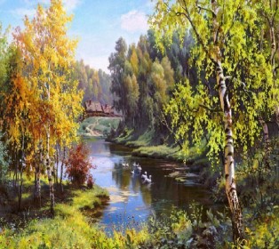 Картина мозаикой с нанесенной рамкой 40х50 ПРИЩЕПА. РУСЬ (27 цветов)