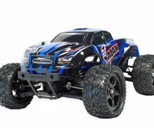 Радиоуправляемый монстр Remo Hobby SMAX Brushless (синий) 4WD 2.4G 1/16 RTR
