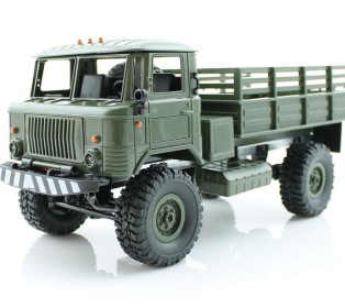 Радиоуправляемая машина WPL ГАЗ-66 грузовая (зеленая) 4WD 2.4G 1/16 KIT