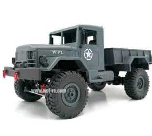 Радиоуправляемая машина WPL военный грузовик (серый) 4WD 2.4G 1/16 KIT