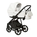 Коляска Indigo ADAGIO 2в1, Белая кожа