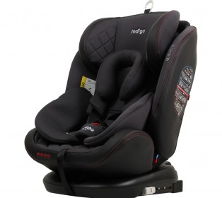 Автокресло AERO ISOFIX, ST-3, чёрный/красный, группа 0+1+2+3 (0-36 кг)