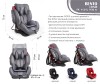 Автокресло BENTO ISOFIX+SPS, серый, группа 1+2+3 (9-36 кг)
