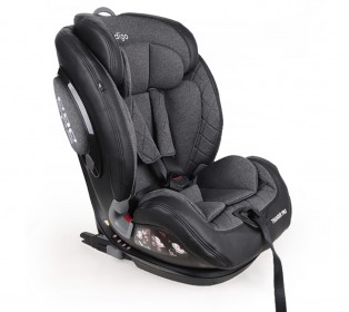 Автокресло THUNDER PRO ISOFIX+SPS, серый,  (гр. 1+2+3)