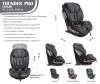 Автокресло THUNDER PRO ISOFIX+SPS, серый,  (гр. 1+2+3)