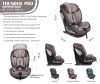 Автокресло THUNDER PRO ISOFIX+SPS, коричневый,  (гр. 1+2+3)