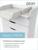 Комод СИРИУС-2 WOOD 804 ПВХ с шариковыми направляющими Сосна касцина