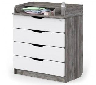 Комод СИРИУС-2 WOOD 804 ПВХ с шариковыми направляющими Сосна пасадена