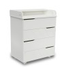 Комод Indigo ТАЙГА МДФ 800/4 Белый
