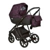 Коляска Indigo ADAGIO Limited 2в1, Сливовый + чёрная кожа