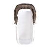 Коляска Indigo ADAGIO Limited 2в1, Бежевый + чёрная кожа