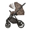 Коляска Indigo ADAGIO Limited 2в1, Бежевый + чёрная кожа