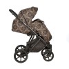 Коляска Indigo ADAGIO Limited 2в1, Бежевый + чёрная кожа