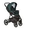 Коляска Indigo ADAGIO Limited 2в1, Малахит + черная кожа