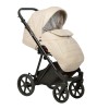 Коляска Indigo ADAGIO 2в1, Бежевая кожа