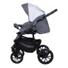 Коляска Alis ROAD+F 3в1 Ro 03 Серый+серая кожа