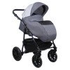 Коляска Alis ROAD+F 3в1 Ro 03 Серый+серая кожа