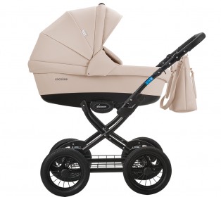 Коляска Aroteam COCOLINE 18 Prima 2в1, Св.бежевая кожа