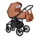 Коляска Indigo BROCO Eco 2в1, Коричневая кожа