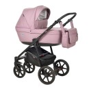 Коляска Indigo BROCO Eco 2в1, Тёмная пудра, кожа