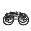 Коляска Aroteam VERONIMO 18 2в1, Бирюзовый+белая кожа