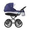 Коляска Aroteam VERONIMO 18 2в1, Фиолетовый+белая кожа