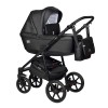 Коляска Indigo BROCO Eco 2в1, Чёрная кожа