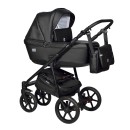 Коляска Indigo BROCO Eco 2в1, Чёрная кожа