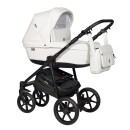 Коляска Indigo BROCO Eco 2в1, Белая кожа
