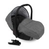 Коляска Indigo CHARLOTTE 18 F 3в1 Ch 35 Серый+мятный