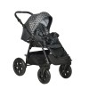 Коляска Indigo CHARLOTTE 18 F 3в1 Ch 38 Черный+черный узор