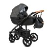 Коляска Alis CAMARO F 3в1 Cm 02 Черный узор+черная кожа