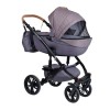Коляска Alis CAMARO F 3в1 Cm 03 Фиолетовый узор+фиолетовая кожа