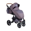 Коляска Alis CAMARO F 3в1 Cm 03 Фиолетовый узор+фиолетовая кожа