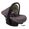 Коляска Alis CAMARO F 3в1 Cm 03 Фиолетовый узор+фиолетовая кожа