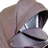 Коляска Alis CAMARO F 3в1 Cm 03 Фиолетовый узор+фиолетовая кожа