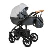 Коляска Alis CAMARO F 3в1 Cm 05 Светло серый узор+т.серая кожа