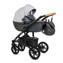 Коляска Alis CAMARO F 3в1 Cm 05 Светло серый узор+т.серая кожа