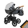 Коляска Alis CAMARO F 3в1 Cm 05 Светло серый узор+т.серая кожа