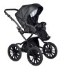 Коляска Indigo BROCO Eco Plus 14, Черная кожа