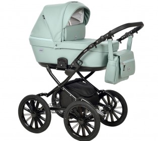 Коляска Indigo BROCO Eco Plus 14, Шалфей кожа