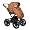 Коляска Indigo BROCO Eco Plus 14, Коричневая кожа
