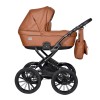 Коляска Indigo BROCO Eco Plus 14, Коричневая кожа