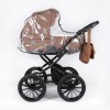 Коляска Indigo BROCO Eco Plus 14, Коричневая кожа