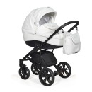 Коляска Indigo ENIGMA 2в1, Белая кожа
