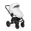 Коляска Indigo ENIGMA 2в1, Белая кожа