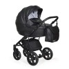 Коляска Indigo ENIGMA 2в1, Черная кожа
